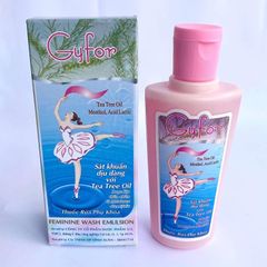Dung dịch vệ sinh Gyfor hỗ trợ vệ sinh phụ nữ hằng ngày, phụ trị viêm âm đạo, huyết trắng