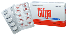 Cifga 500mg - Ciprofloxacin - Hộp 20 viên - DHG