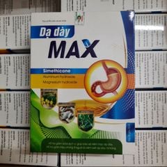 Siro DẠ DÀY MAX giảm acid dịch vị, bảo vệ niêm mạc dạ dày _ Hộp 20 gói