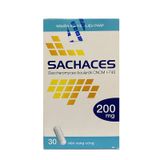 Men Sachaces Viên Nang - Hỗ Trợ Tiêu Hóa Khỏe Mạnh Hộp 30 Viên