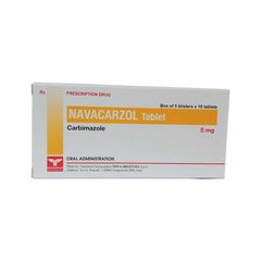 Navacarzol 5Mg – Thuốc Điều Trị Rối Loạn Tuyến Giáp