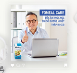 Thực phẩm dinh dưỡng Fomeal Care 250ml/hộp - Dinh dưỡng ổn định đường huyết, tăng cường sức khỏe