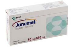 Janumet 50mg/850mg trị đái tháo đường tuýp 2 (4 vỉ x 7 viên)