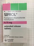 Sifrol 0.75Mg