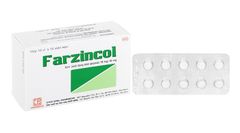 Farzincol (Kẽm gluconat 70mg (tương đương 10mg kẽm)(H/10*10 viên)