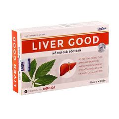 Viên uống hỗ trợ giải độc gan Liver Good Bigfam hộp 2 vỉ x 10 viên