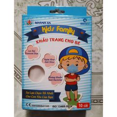 Khẩu trang cho bé Khánh An Kids Family hộp 10 cái