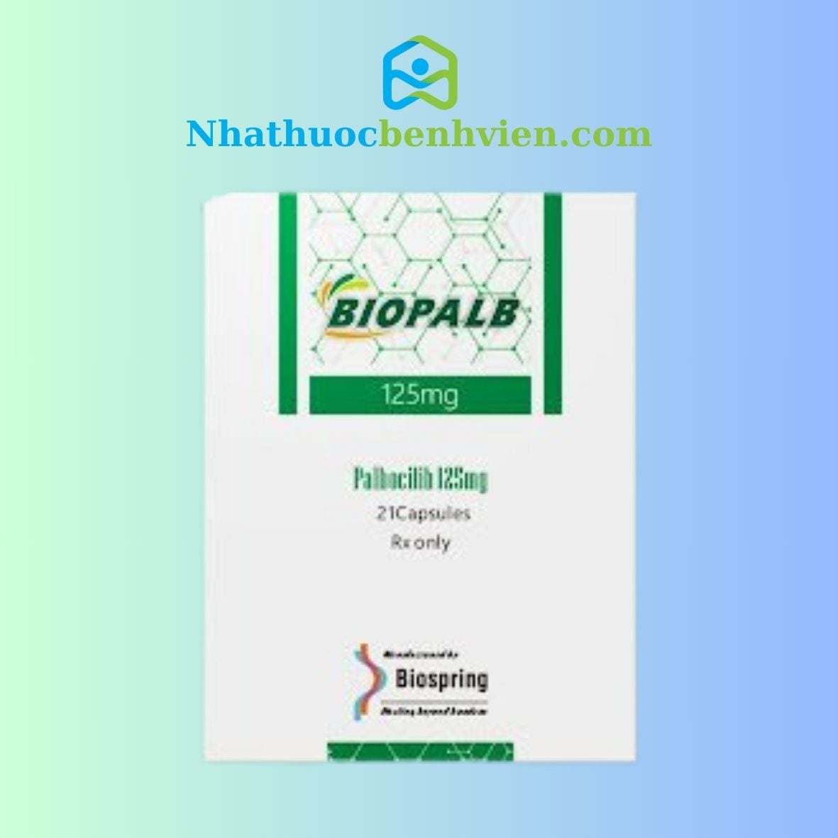 BIOPALB ( Palbociclib 125mg ) hộp 21 viên - Diều trị ung thư Vú thumbnail 1