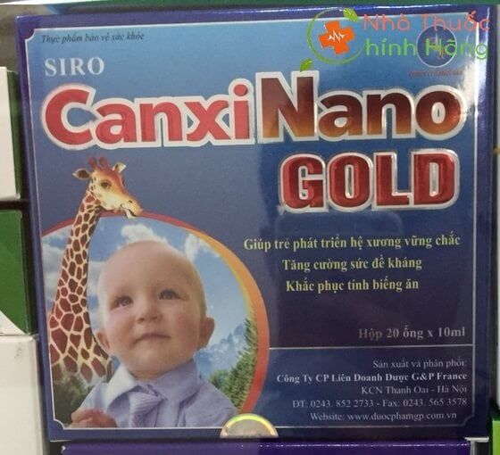 Canxi Nano Gold – Nhà Thuốc Bệnh Viện