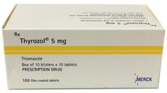 Thuốc Trị Cường Giáp Thyrozol 5Mg 100 Viên