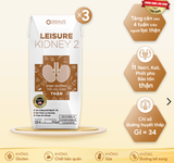 Thực phẩm dinh dưỡng Leisure Kidney 2 - Cho người bệnh thận có lọc máu - Lốc 3 hộp