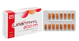 Lipanthyl 200mg - Fenofibrat - Hộp 2 vỉ * 15 viên)