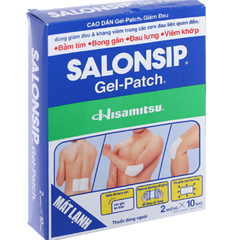 Cao dán Salonsip Gel-Patch(10 gói x 2 miếng)