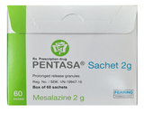 Pentasa Sachet 2g Mesalazine 2g hộp 60 gói