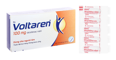 Viên đặt Voltaren 100mg giảm đau, kháng viêm (1 vỉ x 5 viên)