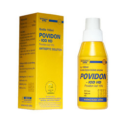 Povidon-Iod HD hộp 1 lọ 100ml