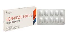 Cefprozil 500-US ( Hộp 1 vỉ *10 viên)
