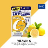 Viên uống bổ sung Vitamin C DHC sáng da, mờ thâm, tăng cường đề kháng gói 120 viên (60 ngày)