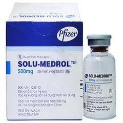 Bột tiêm Solu-Medrol 500mg hỗ trợ điều trị rối loạn nội tiết