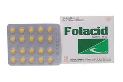 Folacid 5mg - Hộp 80v