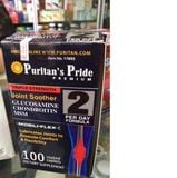 Glucosamin Joint Soother Puritan's Pride 100 Viên