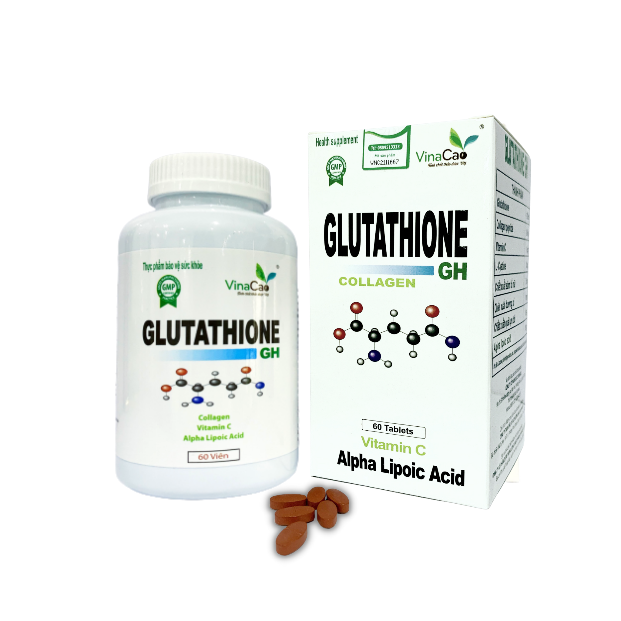 thuốc glutathion Viên uống trắng da Glutathione Collagen GH dưỡng da chuyên sâu – Nhà Thuốc  Bệnh Viện