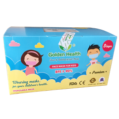 Khẩu trang trẻ em Golden Health - Hộp 50 cái