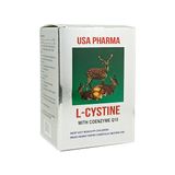 Viên uống L-CYSTINE USA 500mg bổ sung Coenzyme Q10 làm đẹp da, dưỡng trắng da, khoẻ tóc móng, ngăn rụng tóc