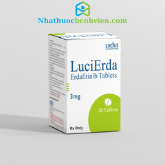 LuciErda (Erdafitinib) hộp 28 viên LUCIUS - Điều trị ung thư đường tiết niệu