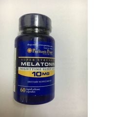 Melatonin 10Mg Puritans Pride 60 Viên