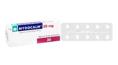 Mydocalm 50mg trị co cứng cơ sau đột quỵ (3 vỉ x 10 viên)