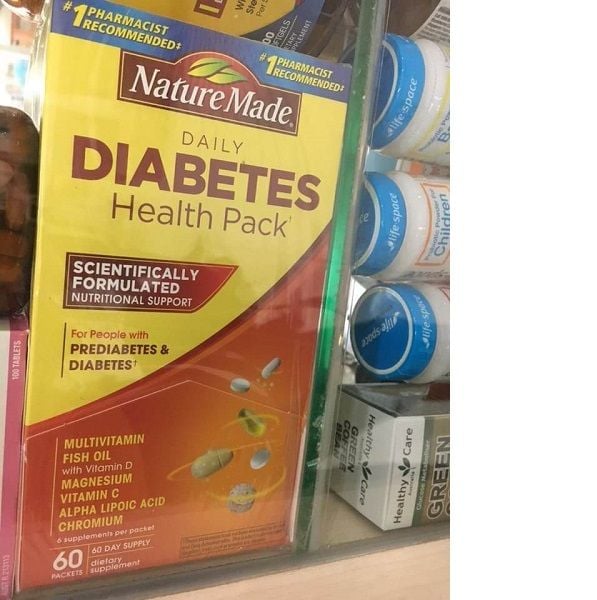 Nature Made Diabetes Health Pack 60 Gói Nhà Thuốc Bệnh Viện