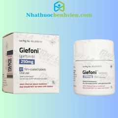 Thuốc Giefoni ( Gefitinib 250mg ) hộp 30 viên - Điều trị ung thư