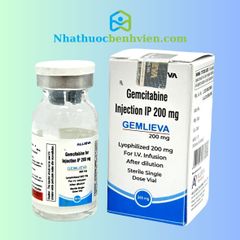 Gemlieva Gemcitabine 200mg tiêm - Điều trị ung thư