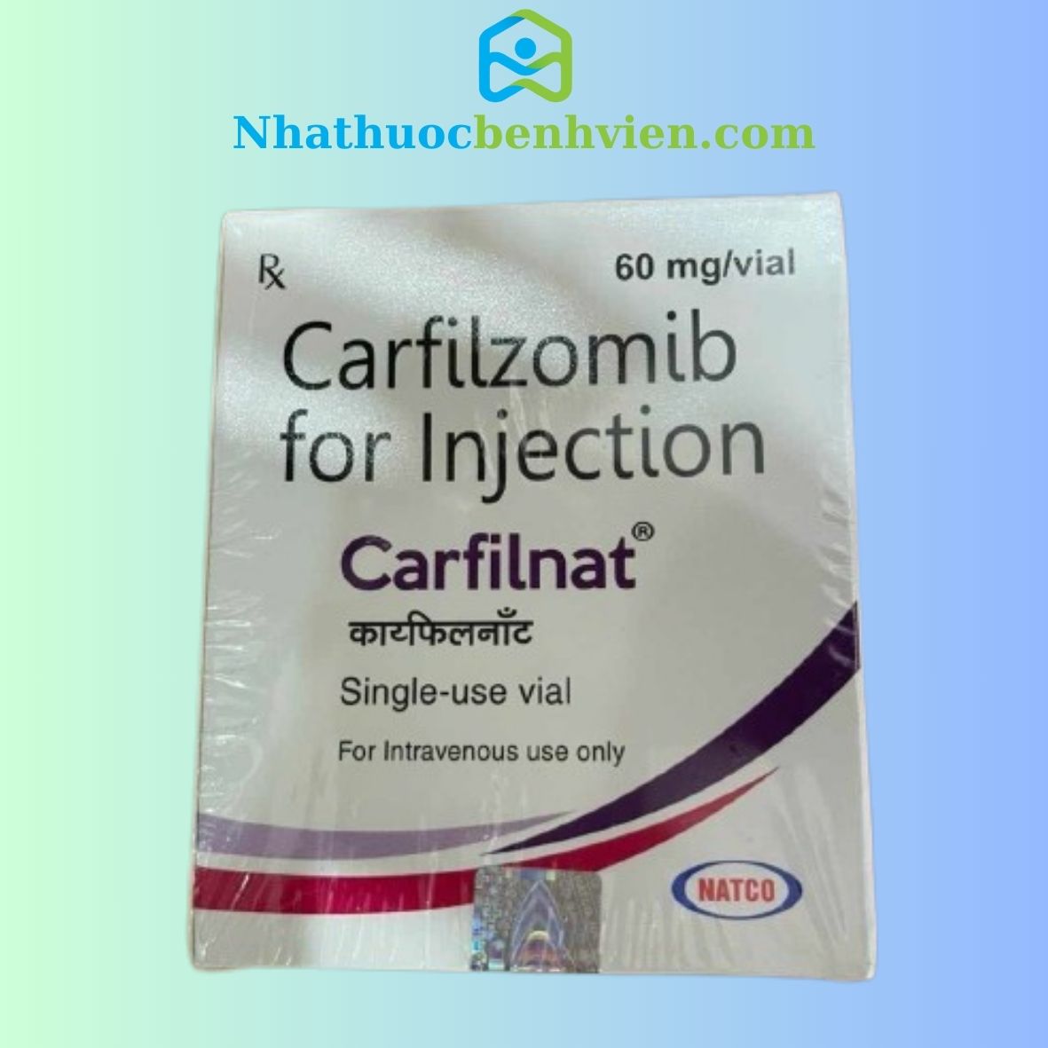 Carfilnat ( carfilzomib 60mg/ml ) NATCO - Điều trị ung thư thumbnail 1