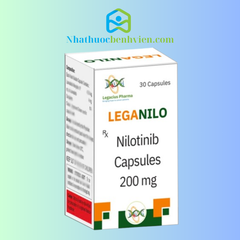 LegaNilo Nilotinib 200mg hộp 30 viên Legacius Pharma - Điều trị ung thư Bạch cầu dòng tủy