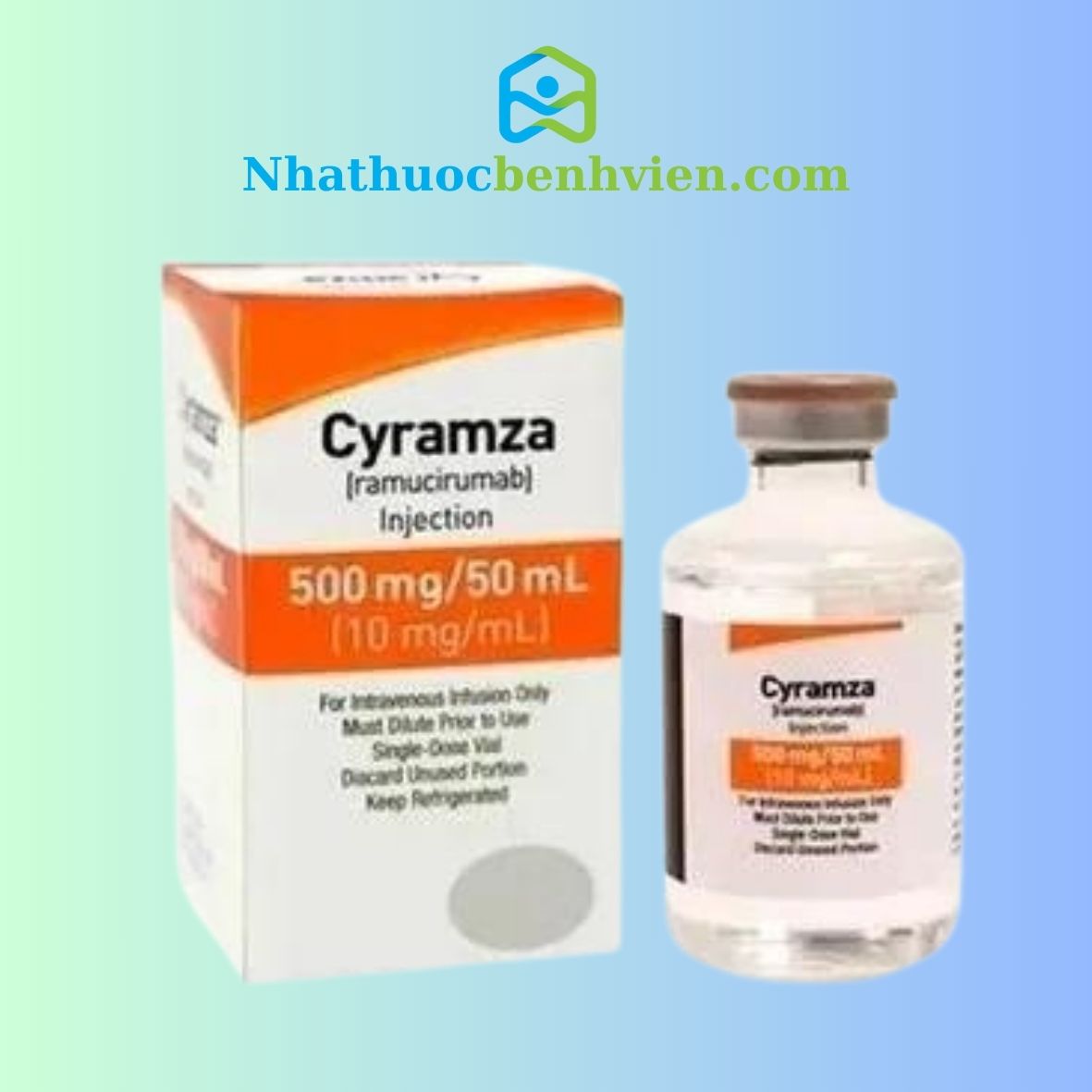 Cyramza ( ramucirumab 10mg/ml ) - Điều trị ung thư thumbnail 1