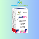 LegaAlpe Alpelisib 150mg Legacius Pharma hộp 28 viên - Điều trị ung thư Vú