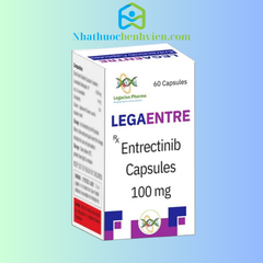 LegaEntre Entrectinib 100mg Legacius Pharma hộp 60 viên - Điều trị ung thư Phổi