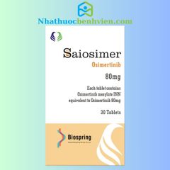 SaiOsimer ( Osimertinib 80mg ) hộp 30 viên - Điều trị ung thư Phổi
