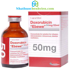 Doxorubicin “Ebewe” 2mg/ml - Thuốc điều trị ung thư