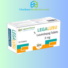 LegaLusu Lusutrombopag 3mg Legacius Pharma hộp 30 viên - Điều trị giảm tiểu cầu
