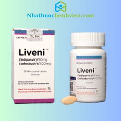 Thuốc Liveni ( ledipasvir 90mg +sofosbuvir 400mg ) hộp 28 viên