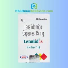 Lenalid ( Lenalidomide 15mg ) NATCO hộp 30 viên - Điều trị đa u tủy