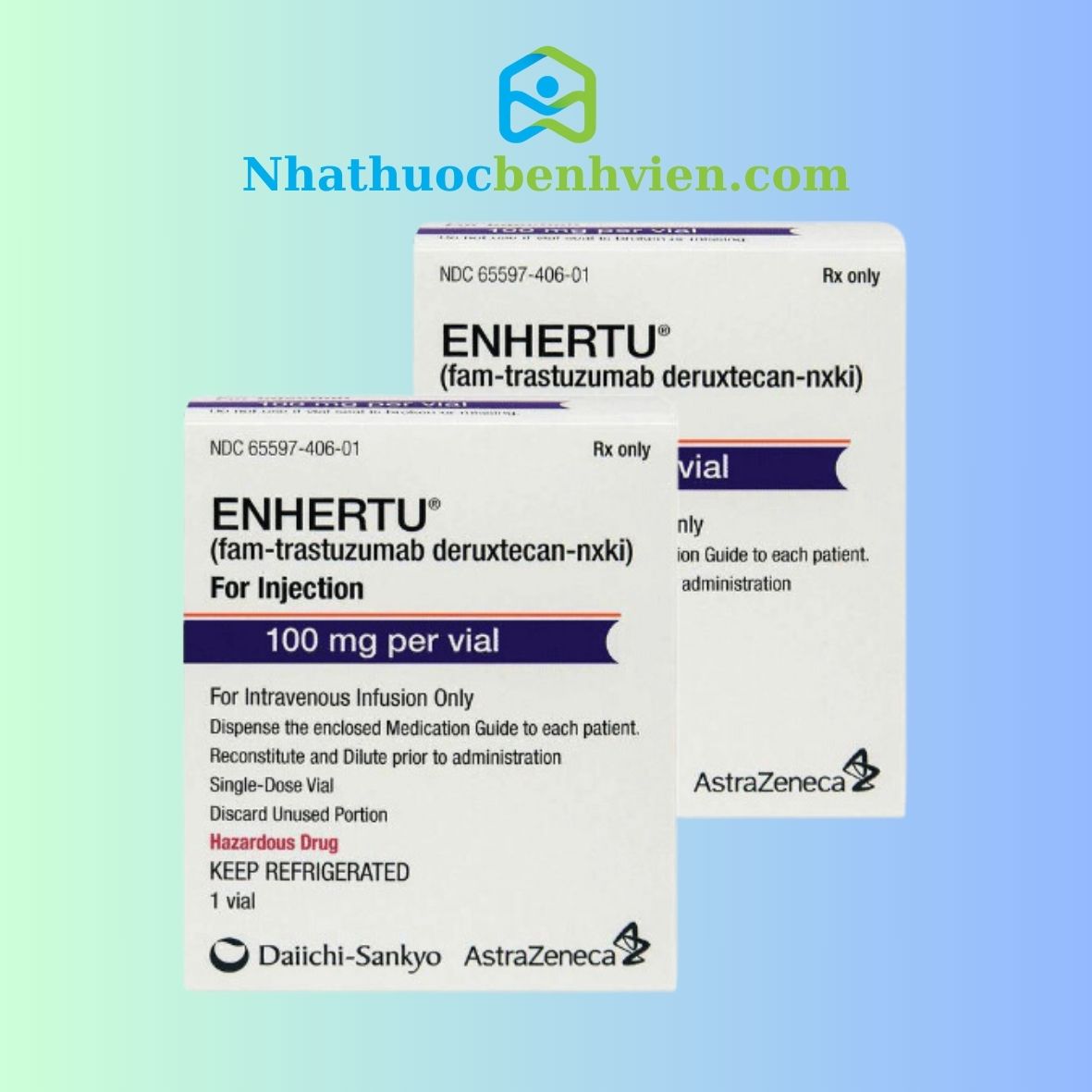 Enhertu ( Trastuzumab Deruxtecan 100mg inj ) - Điều trị ung thư thumbnail 1