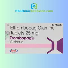 Trombopag ( Eltrombopag 25mg ) NATCO hộp 28 viên - Điều trị giảm tiểu cầu