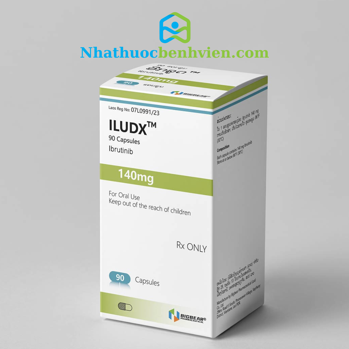 ILUDX ( Ibrutinib 140mg ) hộp 90 viên - Điều trị ung thư thumbnail 1