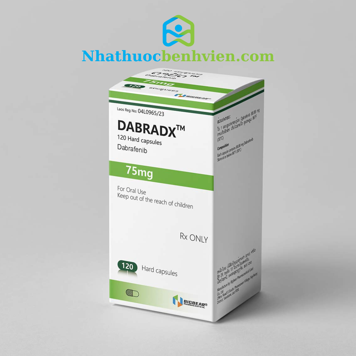 DABRADX ( Dabrafenib 75mg ) hộp 120 viên - Điều trị Ung thư thumbnail 1