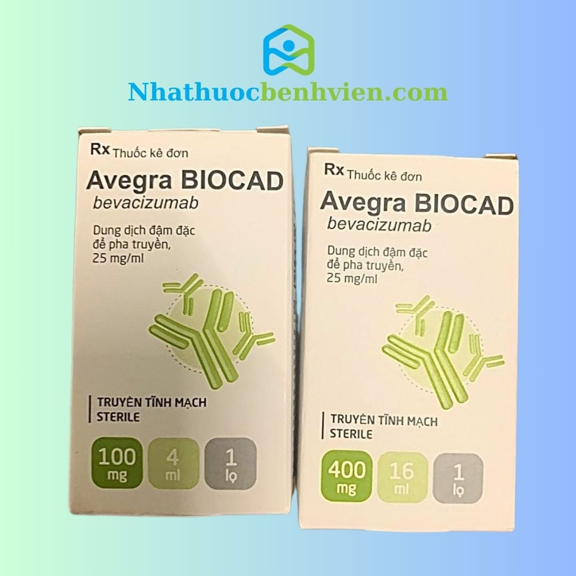 Avegra BioCAD ( Bevacizumab 25mg/ml ) - Thuốc miễn dịch điều trị ung thư thumbnail 1
