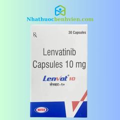 Lenvat 10 ( Lenvatinib 10mg ) NATCO hộp 30 viên - Điều trị ung thư Gan